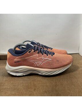 Mizuno Wave Rider 27 Running Shoe Womens Size 9 Orange
